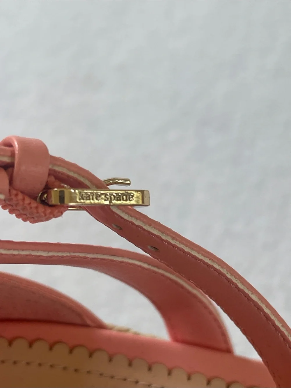 kate spade Pink Floral Pearl-Embellished Ankle-Strap Espadrille Wedges